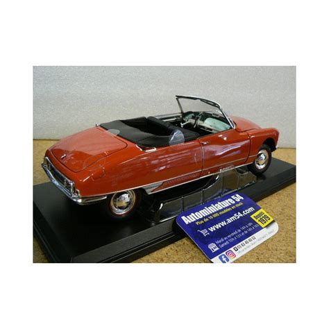 Citroen DS 19 Cabriolet 1961 Corail Red 181599 Norev