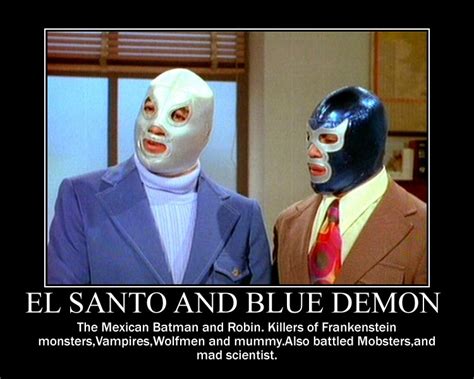 El Santo and Blue Demon poster by DevintheCool on DeviantArt