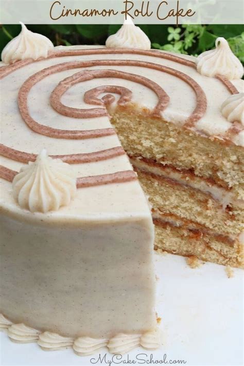 Cinnamon Roll Layer Cake Recipe In 2020 Dessert Recipes Easy