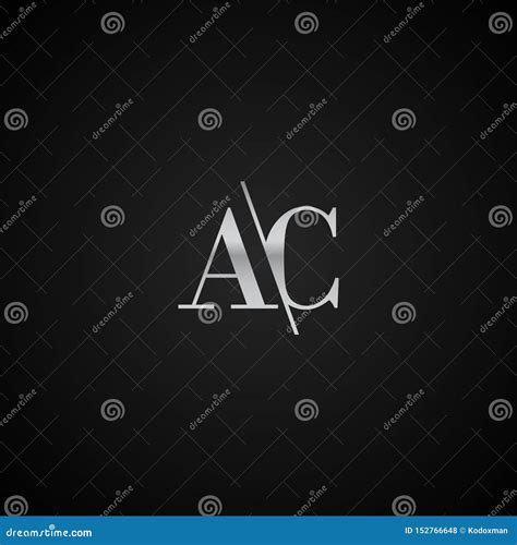 Modern Unique Ac Initial Letter Elegant Logo Template Vector Creative