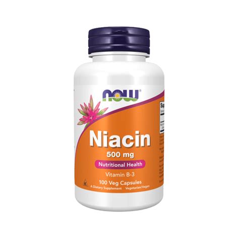 Now Foods Niacin Vitamin B 3 500mg Boost