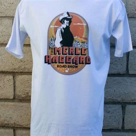 Shirts Merle Haggard Retro Vintage Style Country Music Outlaw Rodeo