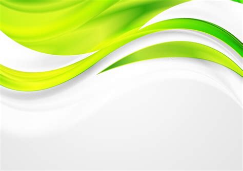 Green Waves Background Royalty Free Vector Image