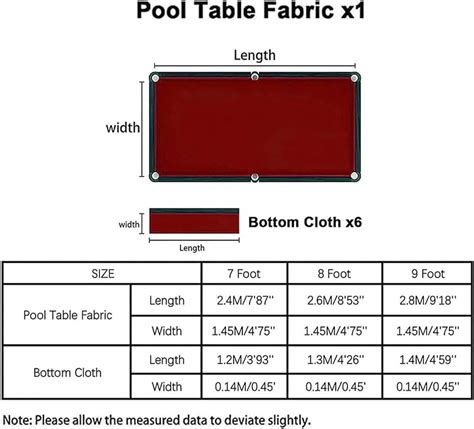 Professional Billiard Table Dimensions