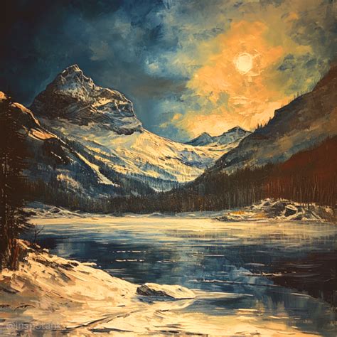 50+ Acrylic Mountain Painting Inspiration Ideas & Tutorials [Art ...