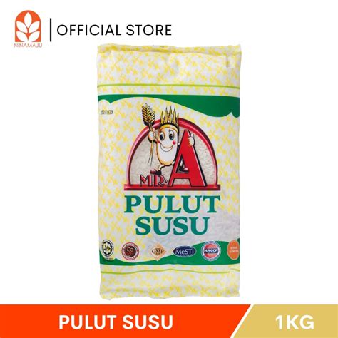 Mr A Special Glutinous Rice Pulut Susu 1kg Shopee Malaysia