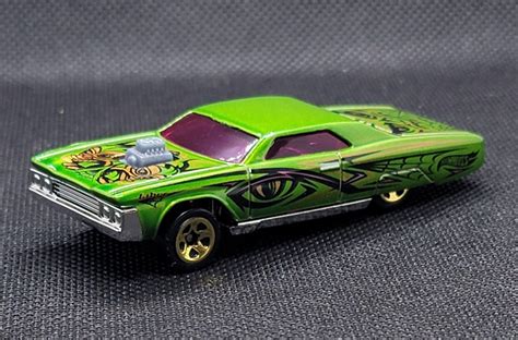 Hot Wheels Layin Lowrider Hw Slammed Green Loose Ebay