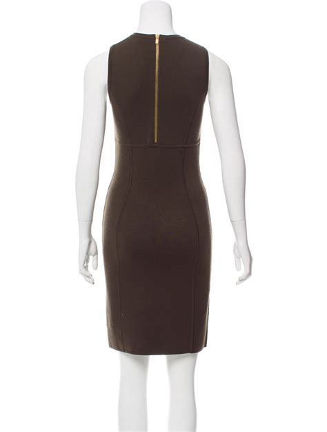 Michael Kors Wool Knit Sheath Dress Clothing Mic53597 The Realreal