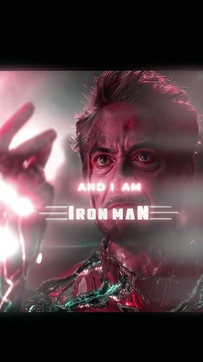 I Am Iron Man Iron Man Edit Narvent Fainted Slowed Youtube