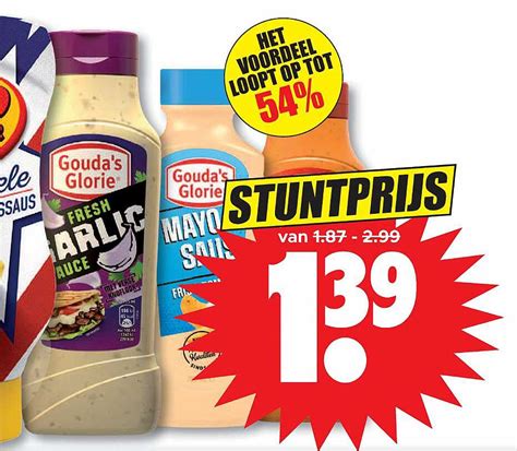 Gouda S Glorie Mayo Saus Aanbieding Bij Dirk Folders Nl