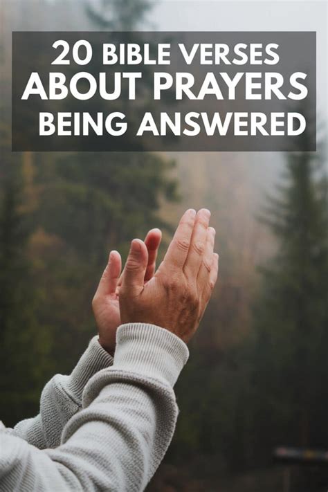 Encouraging Bible Verses On Answered Prayers For Strengthening Your