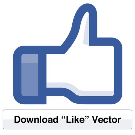 Facebook Like Icon Vector Free Download - ClipArt Best