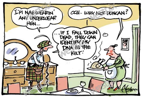 Dean Alston Cartoon Duncan The Scot Westpix