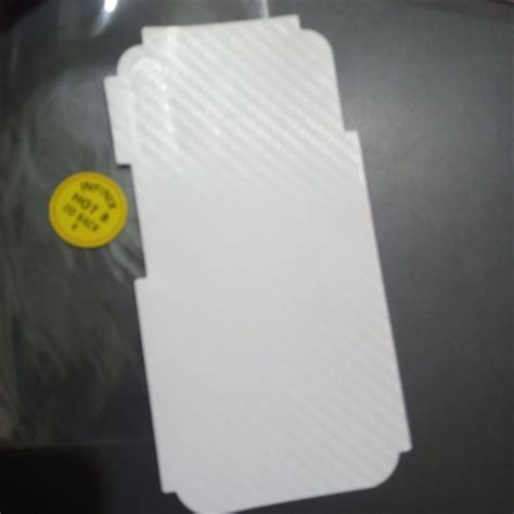 Infinix Hot Carbon Fibre Matte Mosaic Design Back Skin Back Protector Sheet