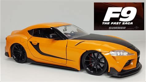 Fast And Furious 9 Toyota Gr Supra Hans Jada Toys 124 Unboxing Youtube