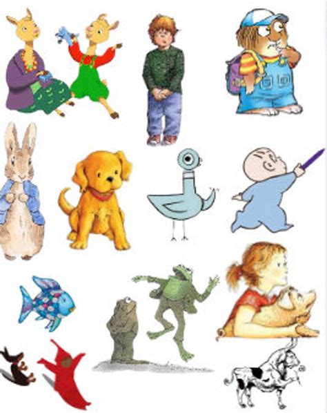 book character bundle  pngsvg etsy