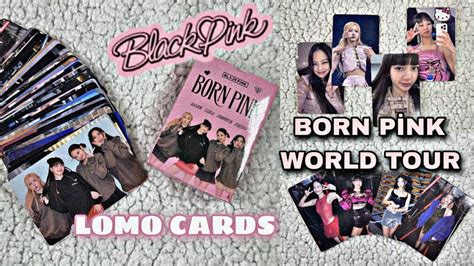 UNBOXİNG Blackpink Born Pink World Tour Lomo Card YouTube