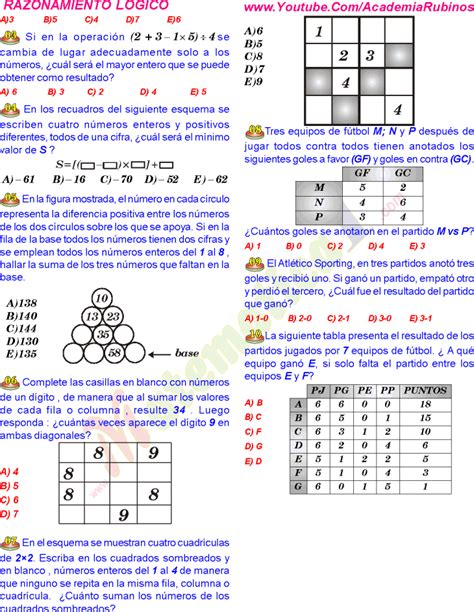 Habilidad L Gica Numerica Ejercicios Resueltos Pdf