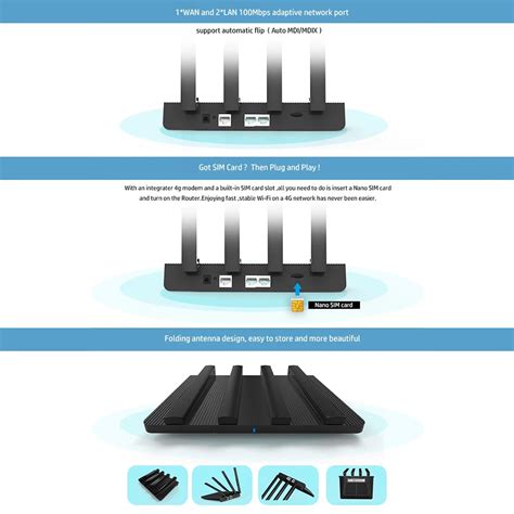 Nexakey WE2805 4G LTE 300mbps SIM WiFi Router