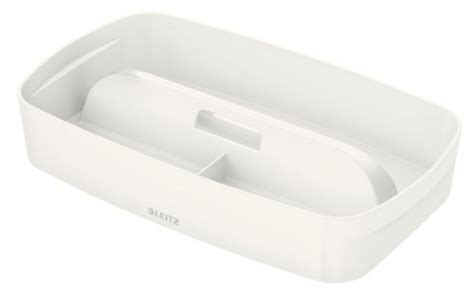 Leitz MyBox WOW Organiser Tray With Handle Small White 53230001