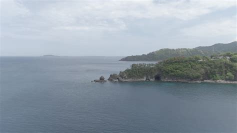 Beautiful Aerial Footage Of Malimbu Hill On A Cloudy Day Lombok West