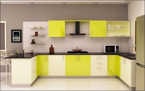 Bright Yellow Kitchen Decor Kitchen Set Home Decorating Ideas