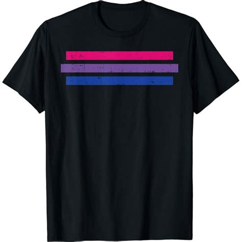 Bisexual Pride Flag Striped Bisexuality Lgbtq Bi Ally T T Shirt