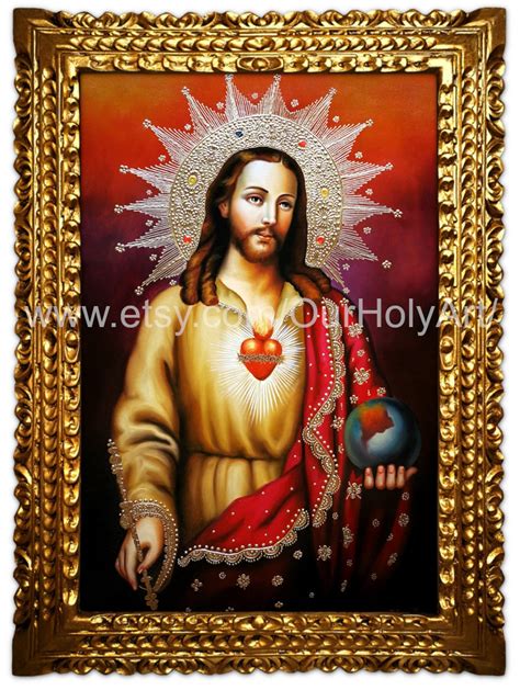 Christ the King Jesus King Christ Jesus Oil Painting Hand Painted ...