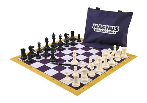 Magnus Academy Signature Series Chess Set Bag And Board Combination