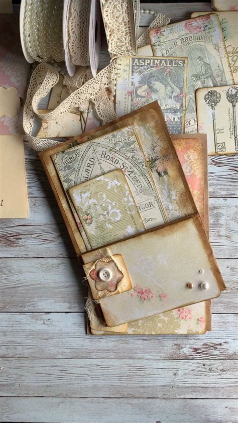 Junk Journal Insert Tutorial From My Porch Prints [video] Vintage