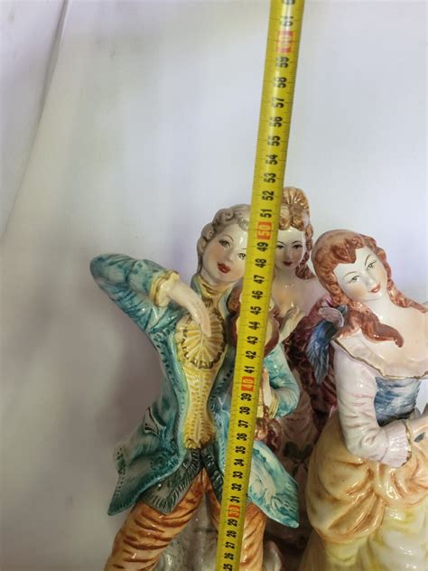 Liczna Figura Porcelanowa Capodimonte Pod Lampe Lodz Kup Teraz Na