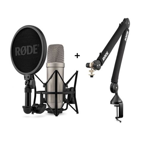 Rode Nt1 Cardioid Condenser Microphone Kit With Sm6