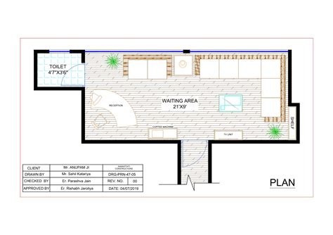 Hospital Building Floor Plan Design by Samasthiti Construction