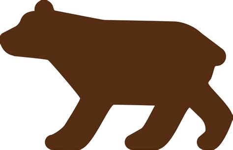 Bear Vector Shape - Openclipart