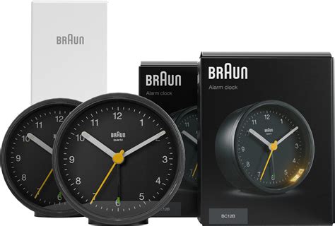 Braun Classic Analogue Alarm Clock With Snooze And Light Quiet Quartz