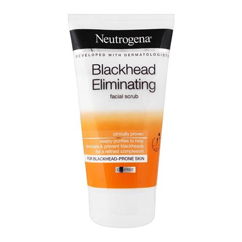 Buy Neutrogena Blackhead Eliminating Oil Free Facial Scrub 150ml