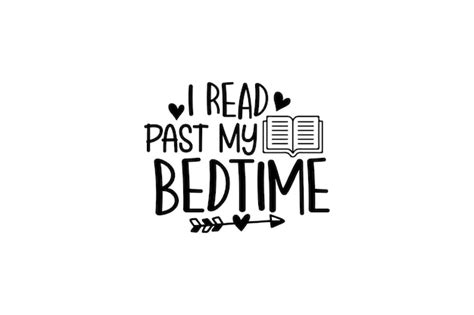 Premium Vector | I read past my bedtime