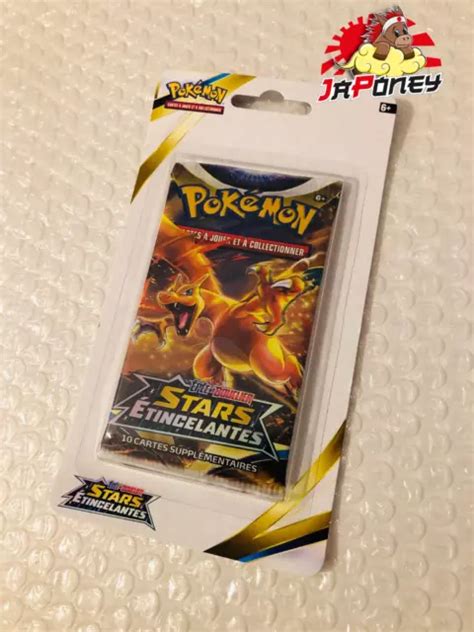 BOOSTER POKÉMON STARS Étincelantes EB09 Dracaufeu Officiel Neuf