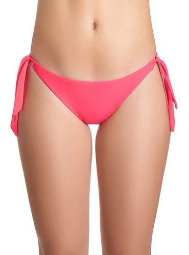 Bikini Calz N Tanga Con Amarras Color Rojo Cuotas Sin Inter S