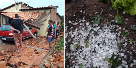 Chuva de granizo atinge cidade no Piauí e causa estragos Municípios