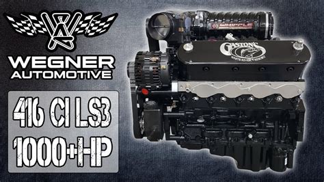 3 0L Whipple Supercharged 416 CI LS3 Hits Over 1000HP On Our In House