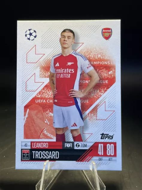 Leandro Trossard Match Attax Arsenal Topps Eur