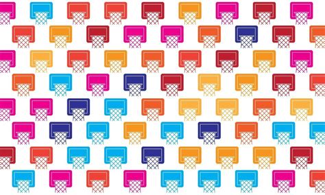 Colorful Basketball Seamless Pattern Background 3249722 Vector Art at ...