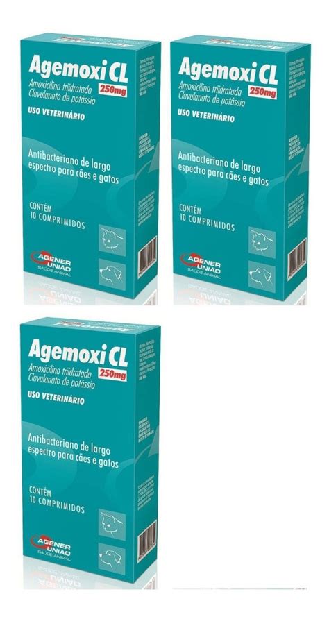 Agemoxi Cl Mg Comprimidos Agener Kit C Unidades Frete Gr Tis