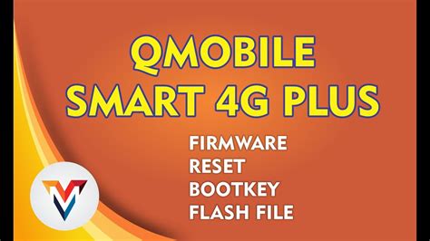 Qmobile Smart 4g Plus Read Write Reset Youtube