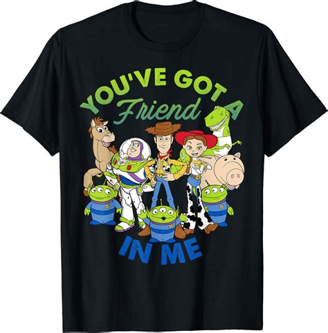 Disney Pixar Toy Story Youve Got A Friend In Me Group Shot T Shirt