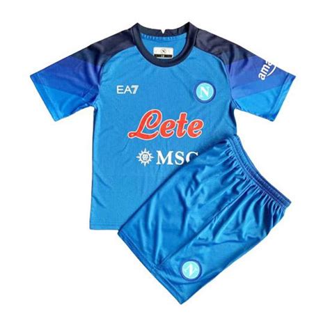 Maglie Calcio A Poco Prezzo Di Maglia Napoli Bambino Prima 2022 23