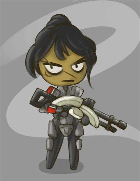 Mass Effect Olivia Shepard Chibi By Aelwen On Deviantart