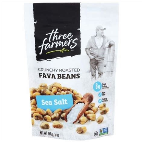 Three Farmers Sea Salt Crunchy Roasted Fava Beans 6 Pk 5 Oz Kroger