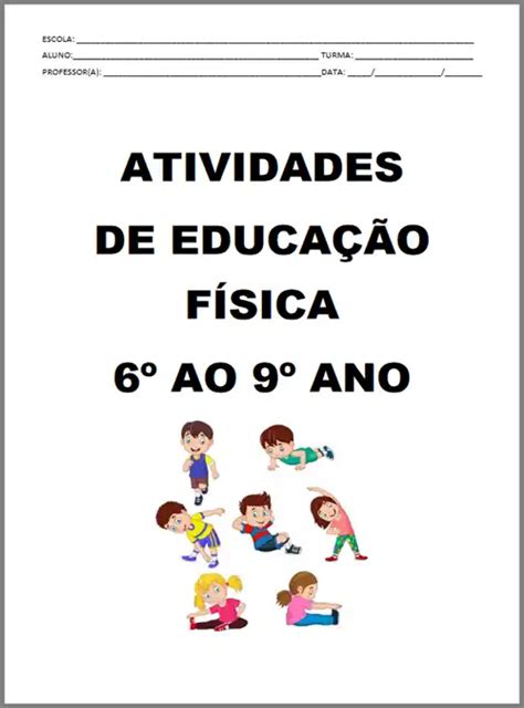 Atividade De Educação Fisica 7 Ano EDUCA lucox cl